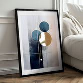 Ѕиден постер со ЕКСТРА ефект - Скандинавски форми