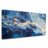 Златен допир на платно Abstract Sea Vision