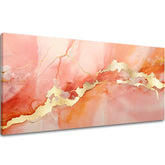 Златен допир на платно Елеганцијата на мермерна зора