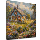 Пејзажно сликарство на платно Летно скривалиште