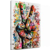 Слика PEACE HAND | Италијанско платно