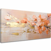 Структурно сликарство Златен допир на природата - ПРЕМИУМ АРТ