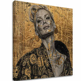 Елегантна слика на жена Самодоверба