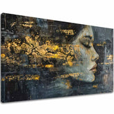 Елегантна слика на жена Мистериозен странец