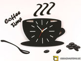 Индустриска слика на платно со мотив White Satin Cup, шолја кафе, детски мотив во бело-златно нијанси, разиграна атмосфера, време, погоден за кујна – главна