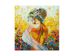 Рачно насликана слика DeLUXE - Жена 1 парче 084D1 70 x 70 cm – náhľad