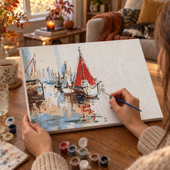 Paint by Numbers Kit - LODE – содржина на комплетот