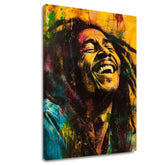 Рачно досликана слика Bob Marley Jamajská hviezda - детал слики 1