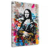 Слика Graffiti Mona na платно - слика 2