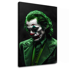 Модерна слика на платно со мотив Joker: Zrodenie šialenstva во црно нијанси, филмски свет | Слика Joker: Zrodenie šialenstva – главна