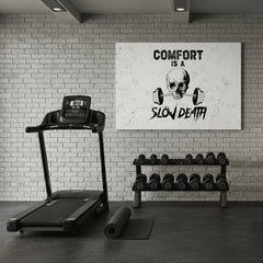Слика на платно Comfort Is и Slow Death - Gym Motivácia - слика 2