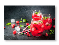 Класична слика на платно со мотив LETNÝ DRINK во бело-розово нијанси, погоден за кујна | Слика за ѕид LETNÝ DRINK_082-11 – главна