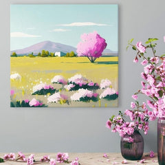 Пејзаж на платно Летна бајка