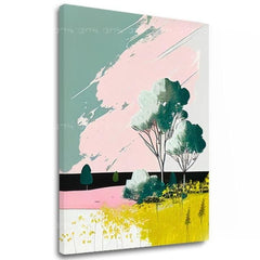 Пејзаж на платно Романтична прошетка