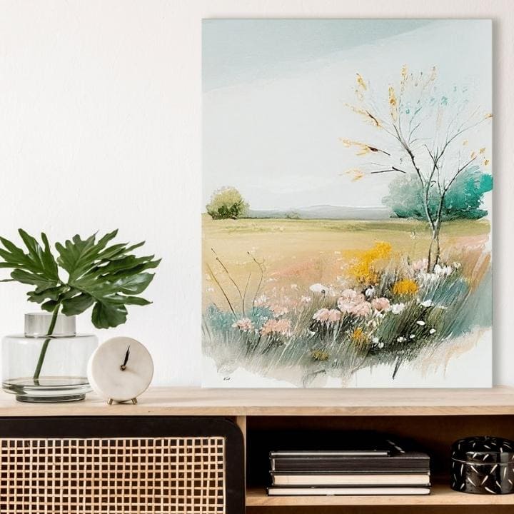 Пејзаж на платно Извонреден живот