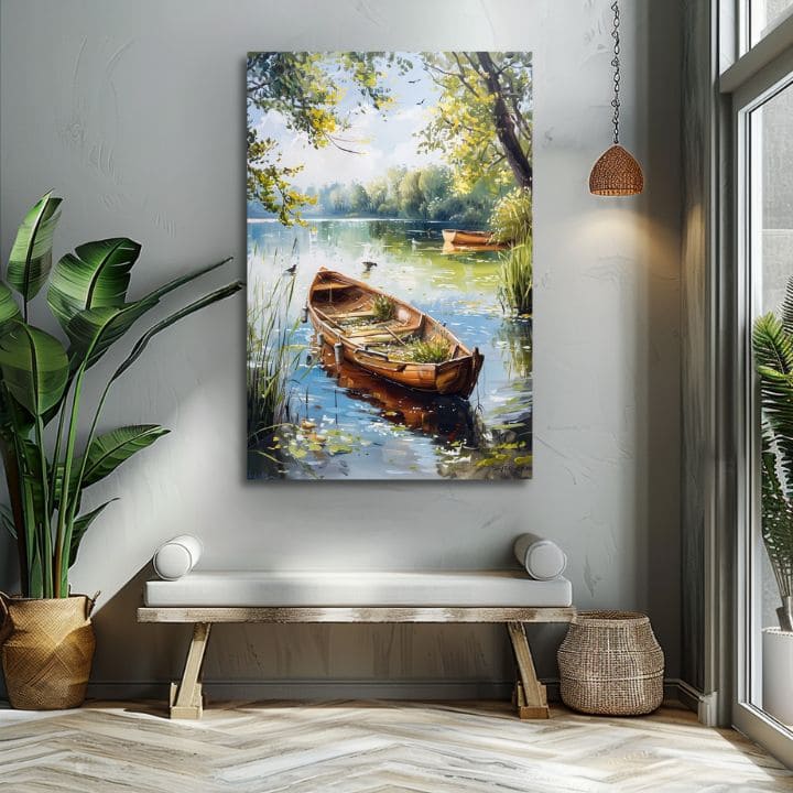 Пејзажно сликарство на платно Lone Rider