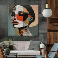 Елегантна слика на жена Хармонија на облици