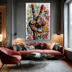 Слика PEACE HAND | Италијанско платно