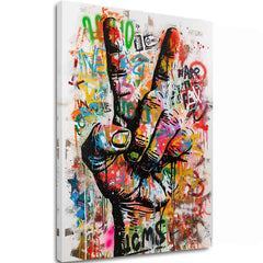 Слика PEACE HAND | Италијанско платно