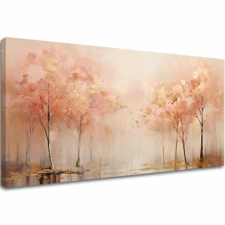 Структурно сликарство Прошетка низ мирна природа - ПРЕМИУМ АРТ