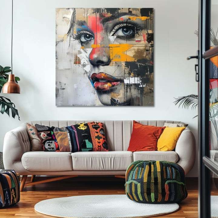 Елегантна слика на жена Посета од иднината