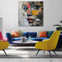 Елегантна слика на жена Посета од иднината