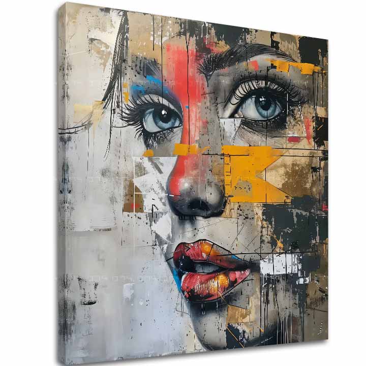 Елегантна слика на жена Посета од иднината