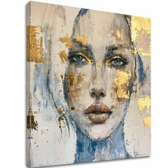 Елегантна слика на жена Продорен поглед