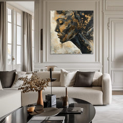 Елегантна слика на женска медитација