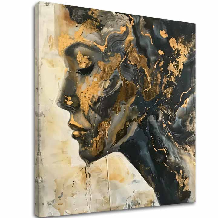 Елегантна слика на женска медитација