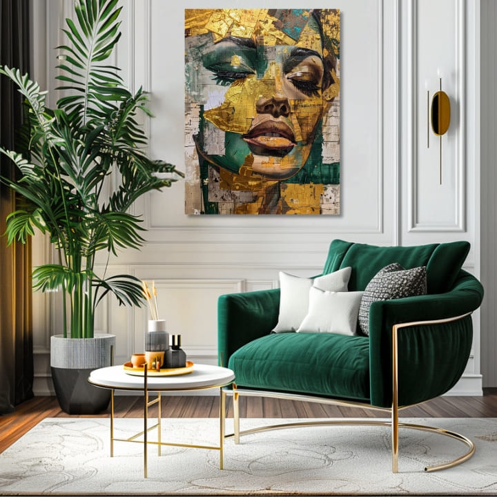 Елегантна слика на жена Смарагд сон