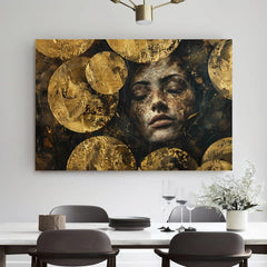 Елегантна слика на жена под вода