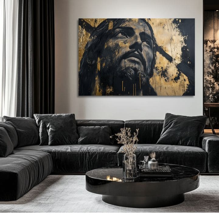 Божествено Височество | Обоена со акрилик и златен лист