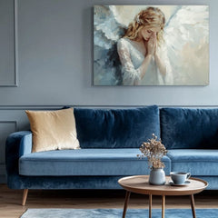 Слики на ангели Небесен допир | 100% оригинално обоен акрилик