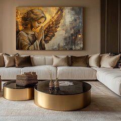 Слики на ангели Молитва на светлината | 100% оригинално обоен акрилик