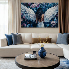 Слики на ангели Убавина од рајот | 100% оригинално обоен акрилик