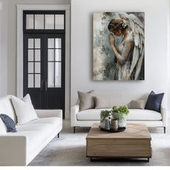 Слики на ангели Мирна душа | 100% оригинално обоен акрилик