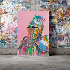 Слика VIVID KNIGHT на платно | Насликана структура