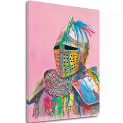 Слика VIVID KNIGHT на платно | Насликана структура