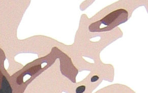 Рачно насликана POP ART слика KATE MOSS 60x40 cm