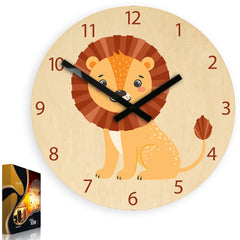 Детски ѕиден часовник Lion - слика 4