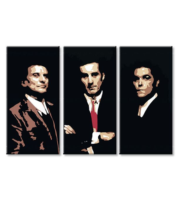 Модерна слика на платно со мотив Goodfellas - Najlepšie mafiánske roly во црно-беж нијанси, слава | Најголем mafiáni na платно Goodfellas - Najlepšie mafiánske roly – производ, поглед 3