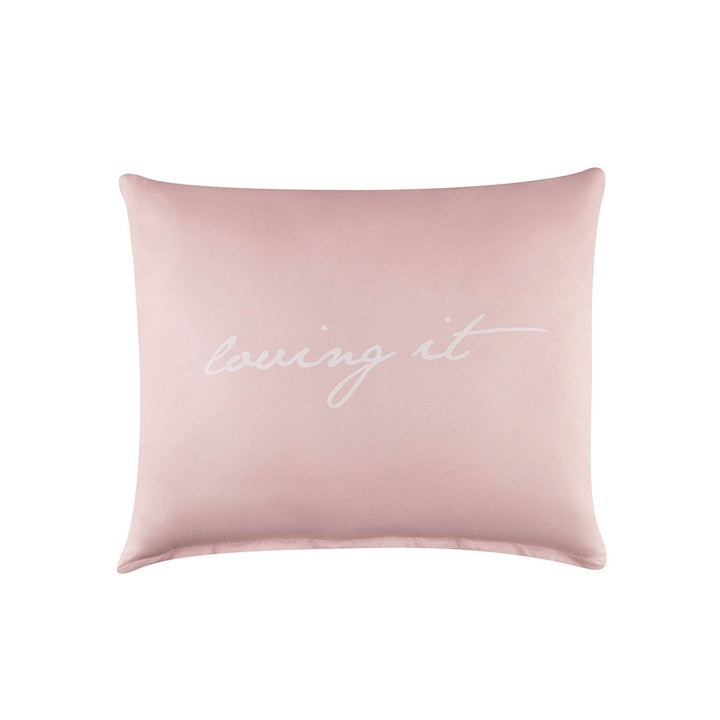 Навлака за перница LOVING IT 56x60 cm white/pink – фотографија на производот.