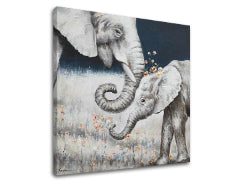 Слики на платно СЛОНОВИ 1-делна XOBCH11897WE1