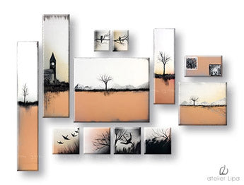 Авторска репродукција на платно LAND XOBAM015E12