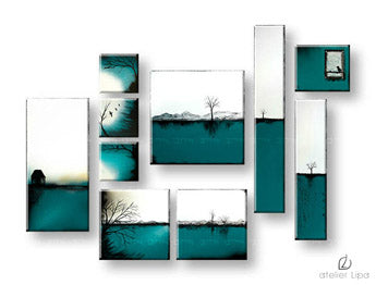 Авторска репродукција на платно LAND XOBAM016E10