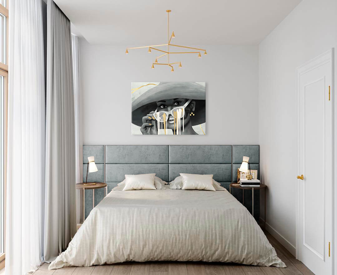 Слики на платно PREMIUM ART - Жена со шешир