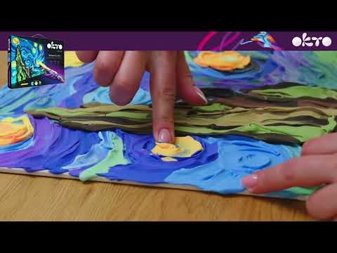 OKTO Креативен 3D сет Ѕвездено небо 30 x 40 cm