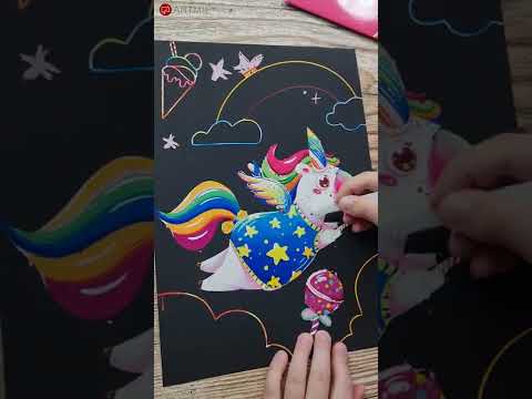Магични слики за гребење за деца - Mermaid - 4 kom