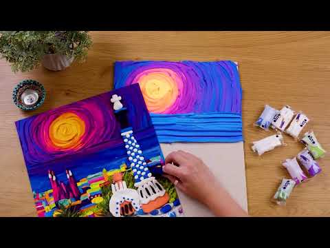 OKTO Creative 3D сет „Парк Гуел во Барселона“ 30 x 40 cm